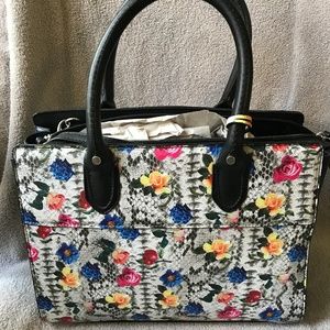 Libby Edelman Floral Print Handbag Brand New